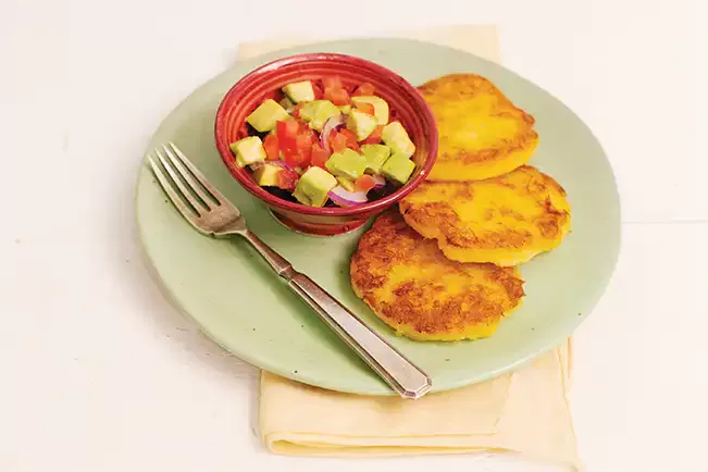 Receita de Arepas de mandioca