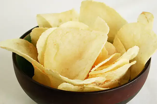 Receita de Batata chips