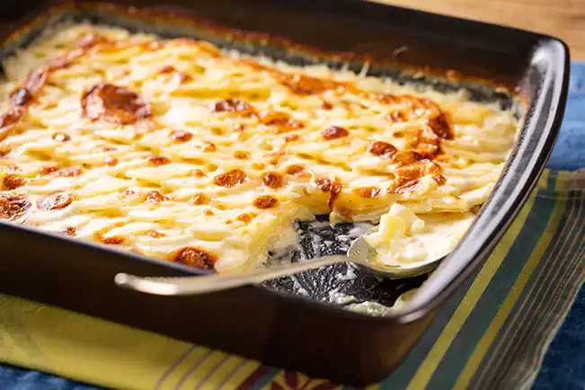 Receita de Batata gratinada