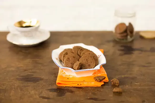 Receita de Biscoito de chocolate duplo