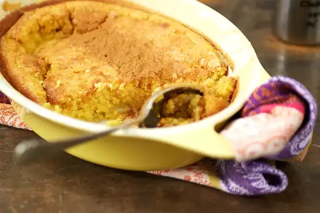 Receita de Bolo de pamonha
