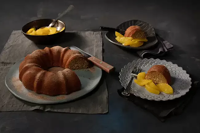 Receita de Bolo de ricota com maçã