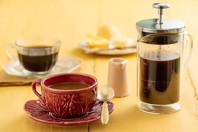 Receita de Café de prensa