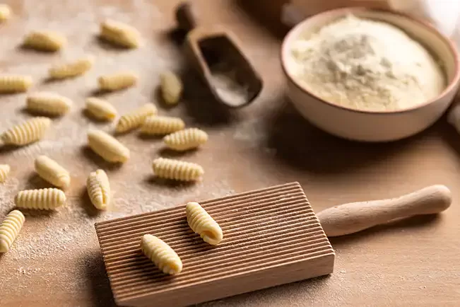 Receita de Cavatelli caseiro