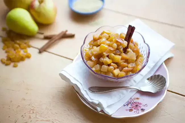 Receita de Compota de frutas