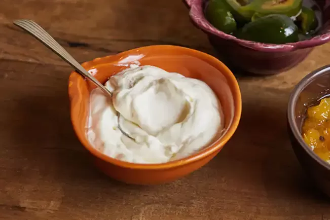 Receita de Creme batido