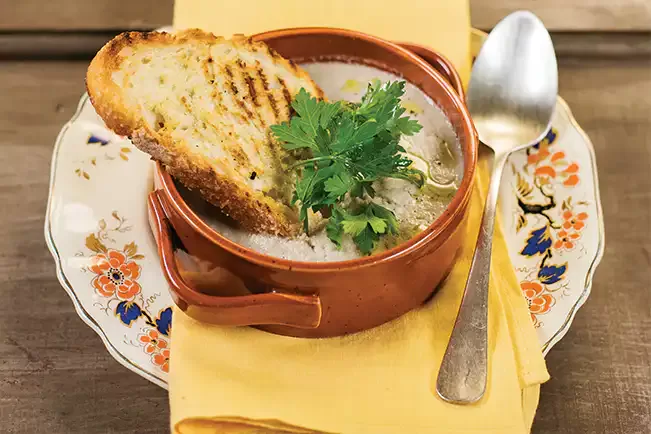 Receita de Creme de cogumelos