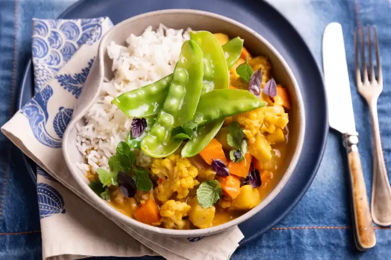 Receita de Curry de legumes