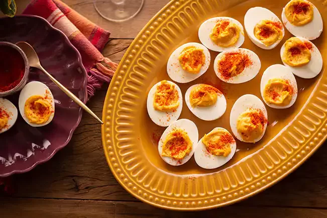 Receita de Devilled eggs