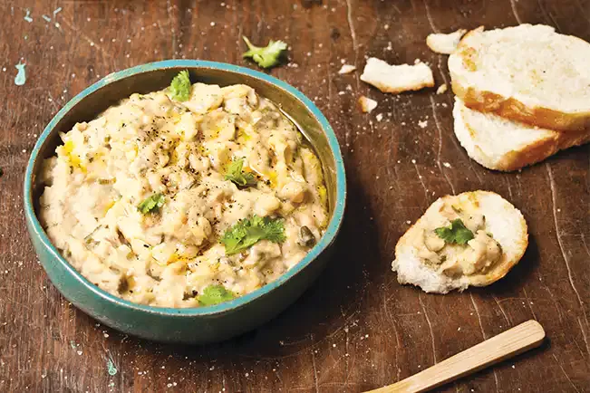 Receita de Dip de feijão-branco