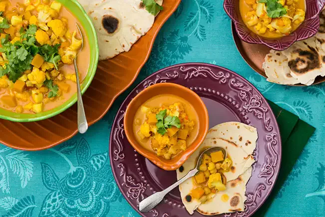 Receita de Ensopado vegetariano (curry)