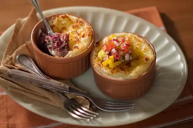Receita de Escondidinho de mandioca com carne-seca