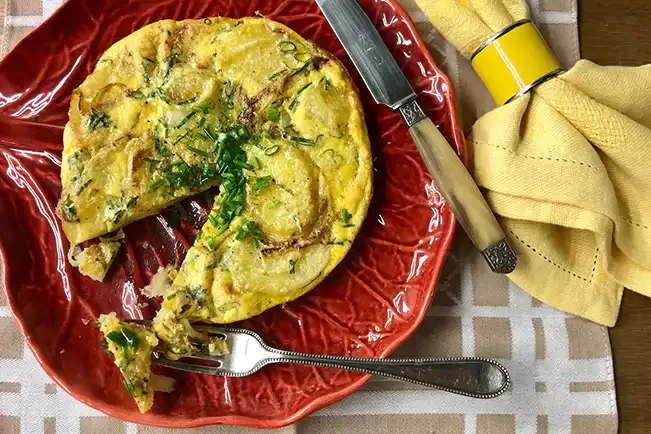 Receita de Fritata de batata