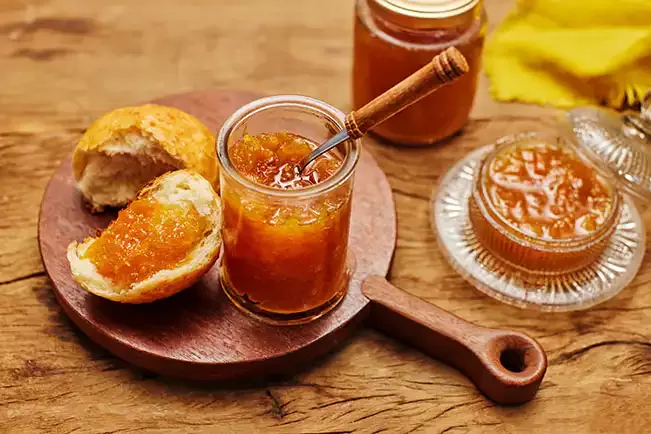 Receita de Geleia de laranja