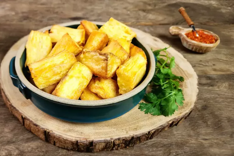 Receita de Mandioca assada na Air Fryer da Rita Lobo