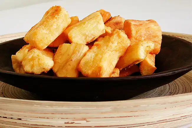 Receita de Mandioca frita