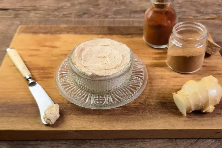 Receita de Manteiga de gengibre, canela e pimenta