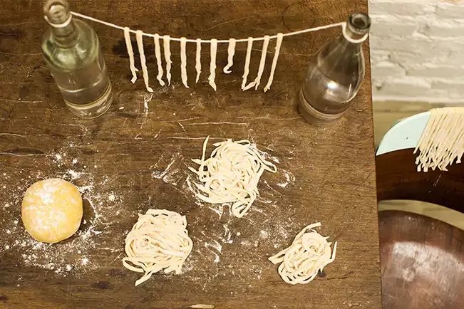 Receita de Massa de macarrão caseiro