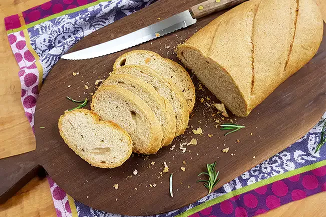 Receita de Pão integral com alecrim