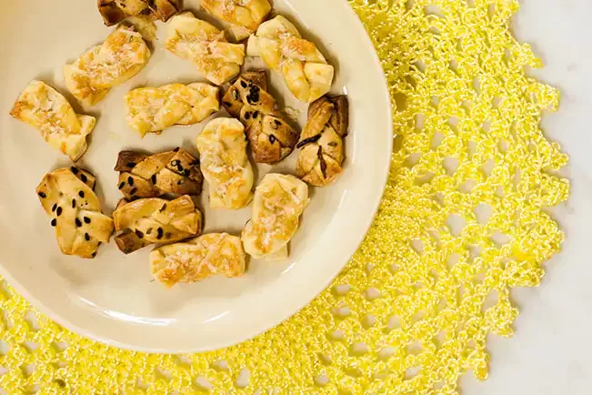 Receita de Petit four salgado (reaproveitamento)