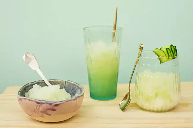 Receita de Raspadinha de gim tônica
