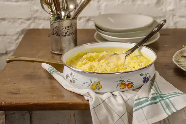 Receita de Risoto de queijo na pressão