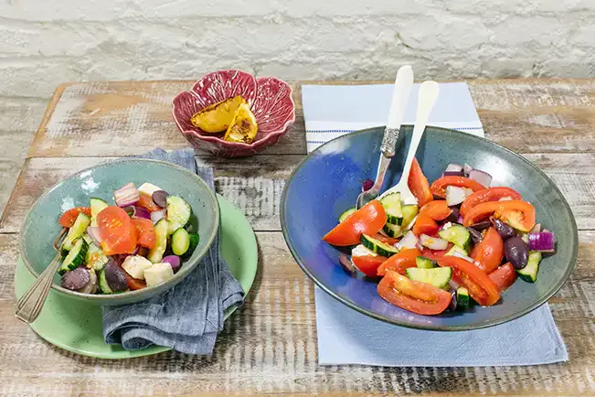 Receita de Salada grega