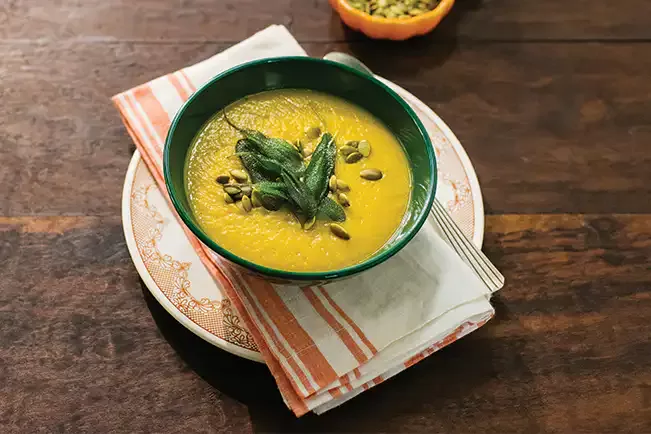 Receita de Sopa de abóbora