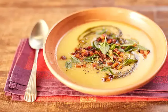 Receita de Sopa de mandioquinha