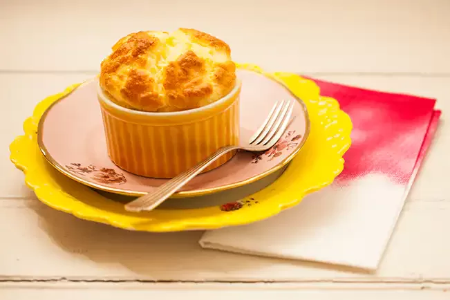 Receita de Suflê de queijo gruyère