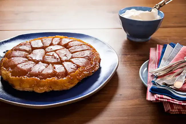 Receita de Tarte tatin de frigideira