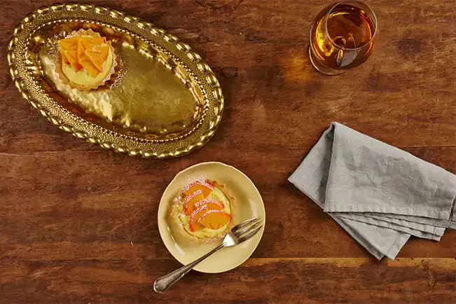 Receita de Tartelete de limão com caqui