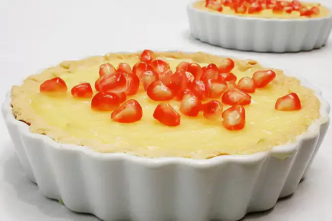 Receita de Tortinha de romã