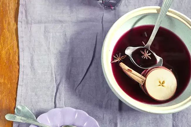 Receita de Vinho quente para dois