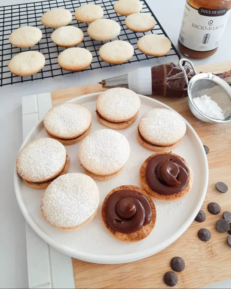 Receita de Alfajor de doce de leite e limão