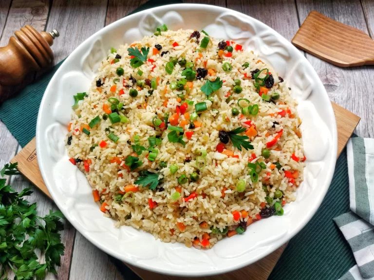 Receita de Arroz à grega