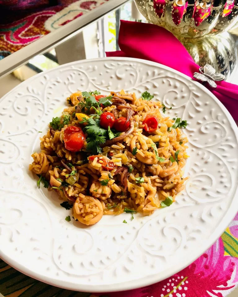 Receita de Arroz de lulas