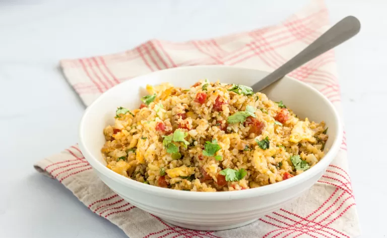 Receita de Arroz temperado frito