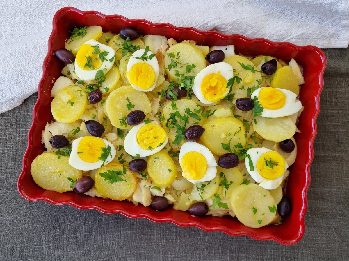 Receita de Bacalhau à Gomes de Sá