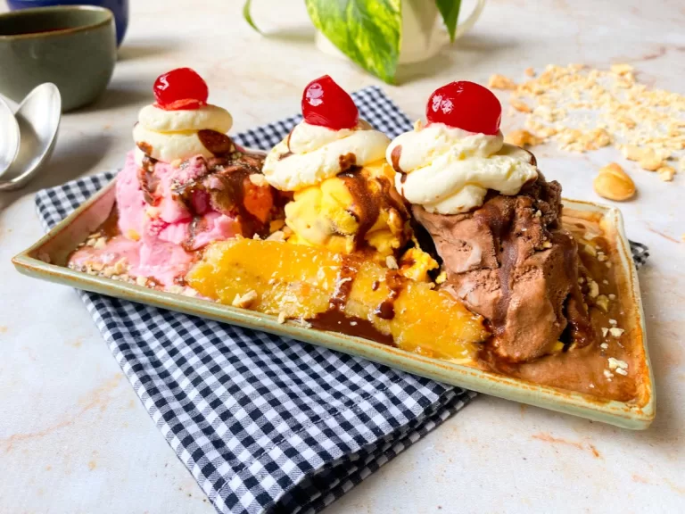 Receita de Banana split
