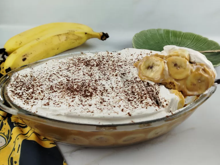 Receita de Banoffee na travessa