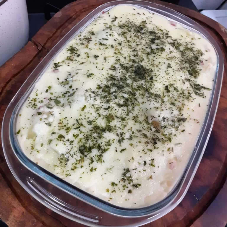 Receita de Batata ao molho branco