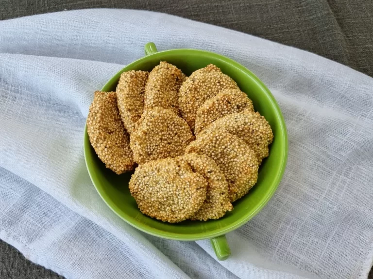 Receita de Biscoitos salgados de quinoa