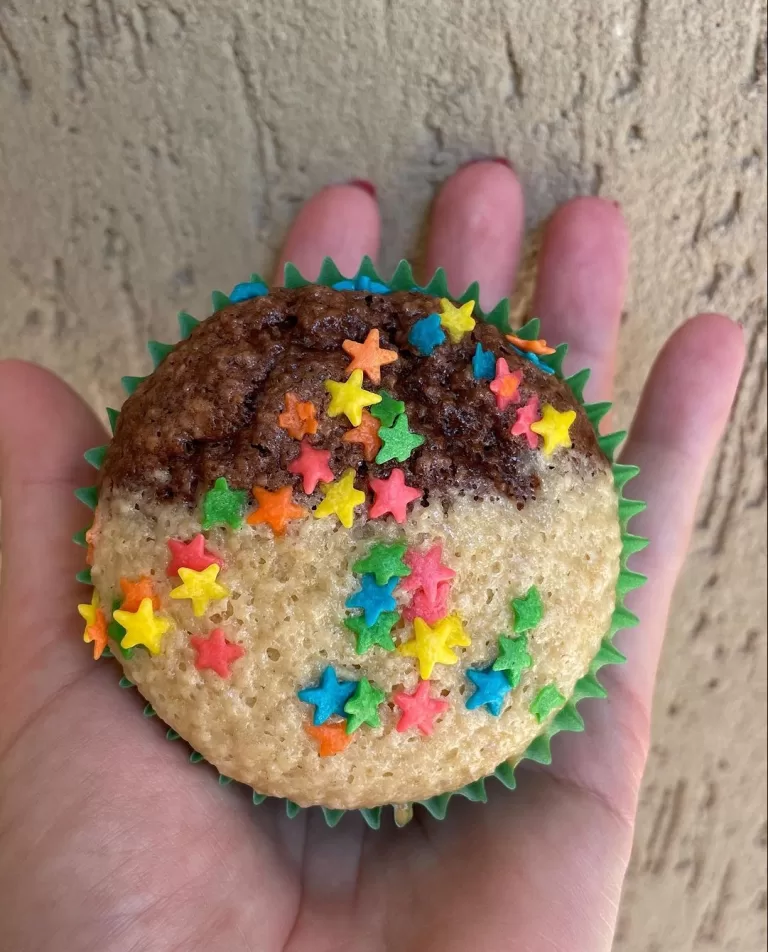 Receita de Bolinho mesclado
