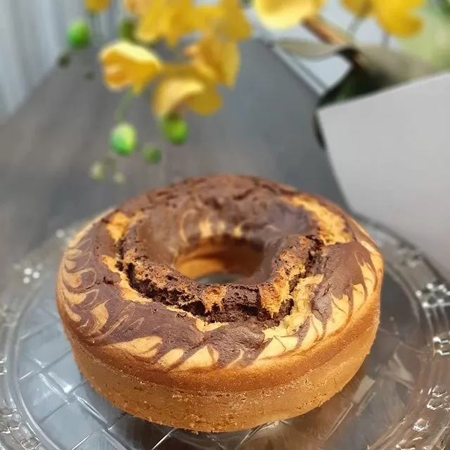 Receita de Bolo de banana mesclado