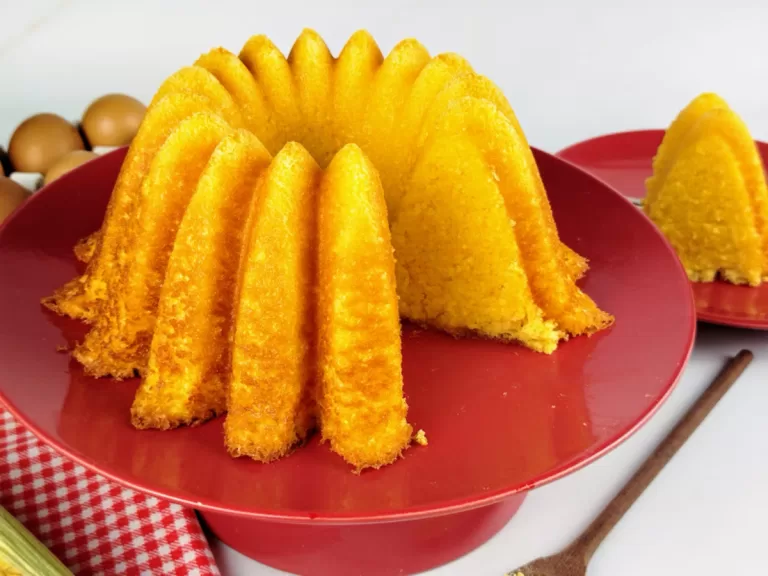 Receita de Bolo de flocão de milho sem trigo