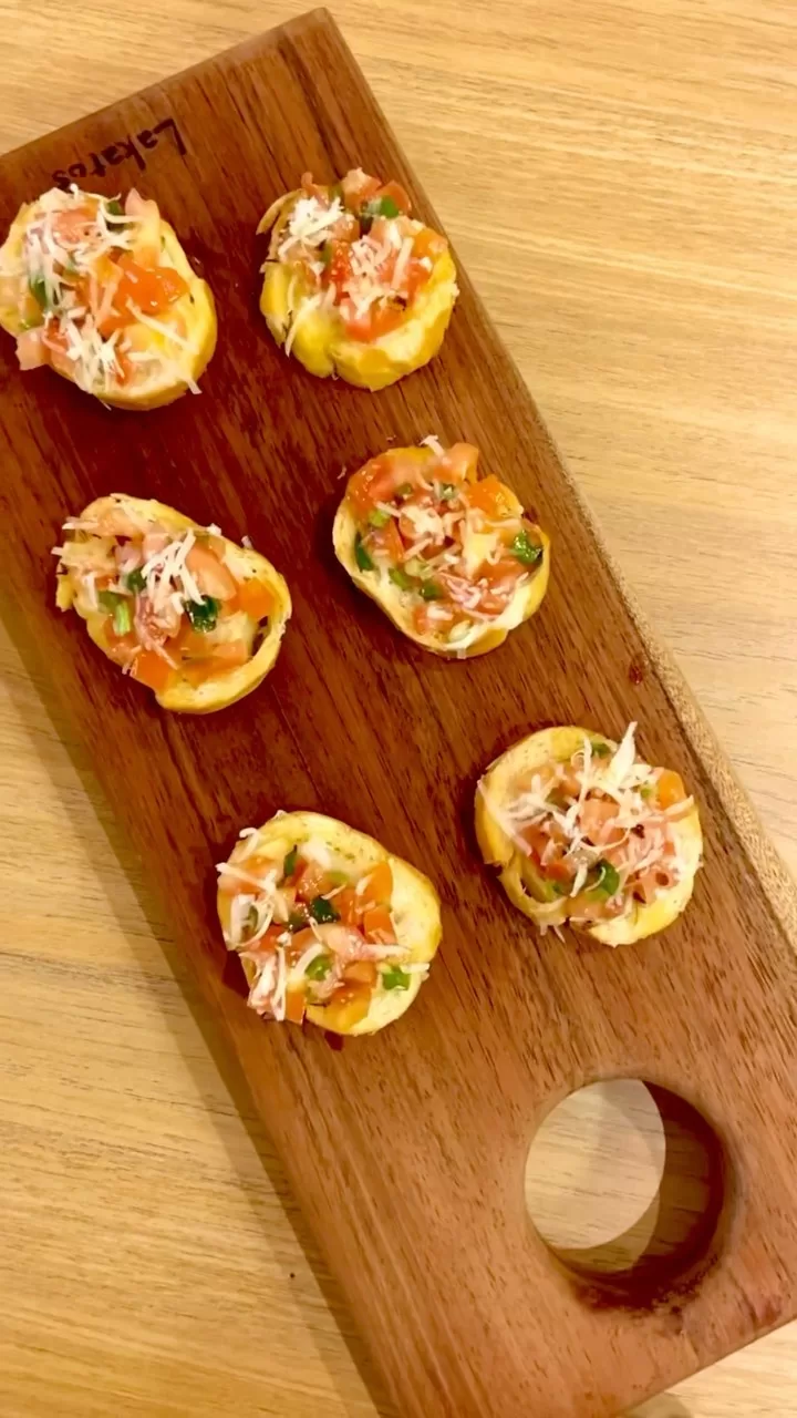 Receita de Brusqueta de tomate com alho