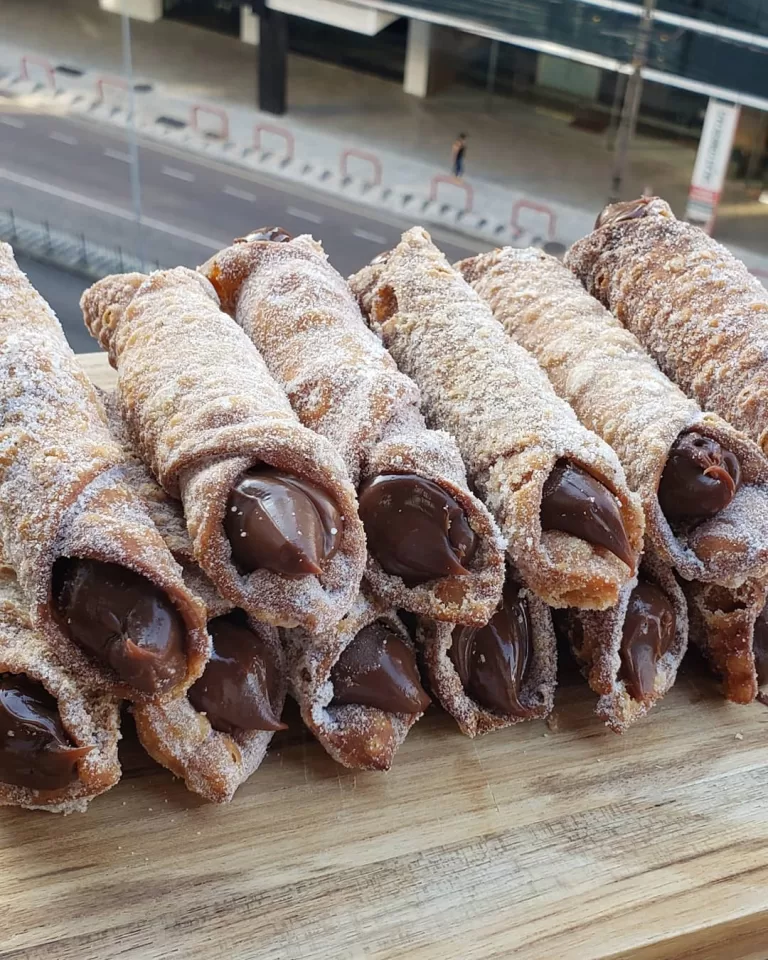 Receita de Cannolis de chocolate