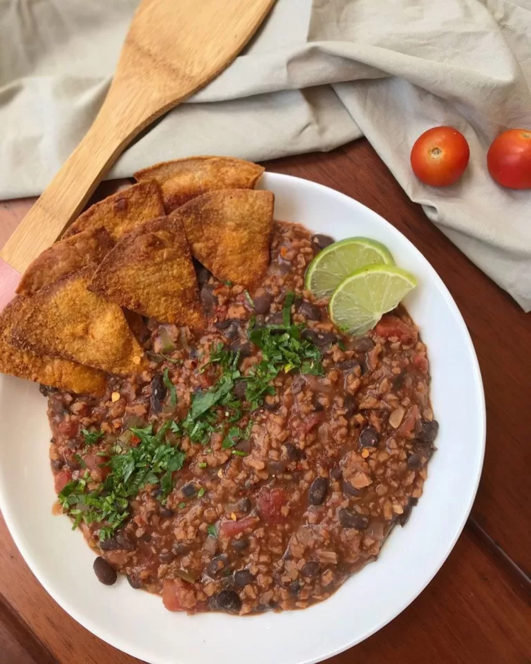 Receita de Chilli vegano