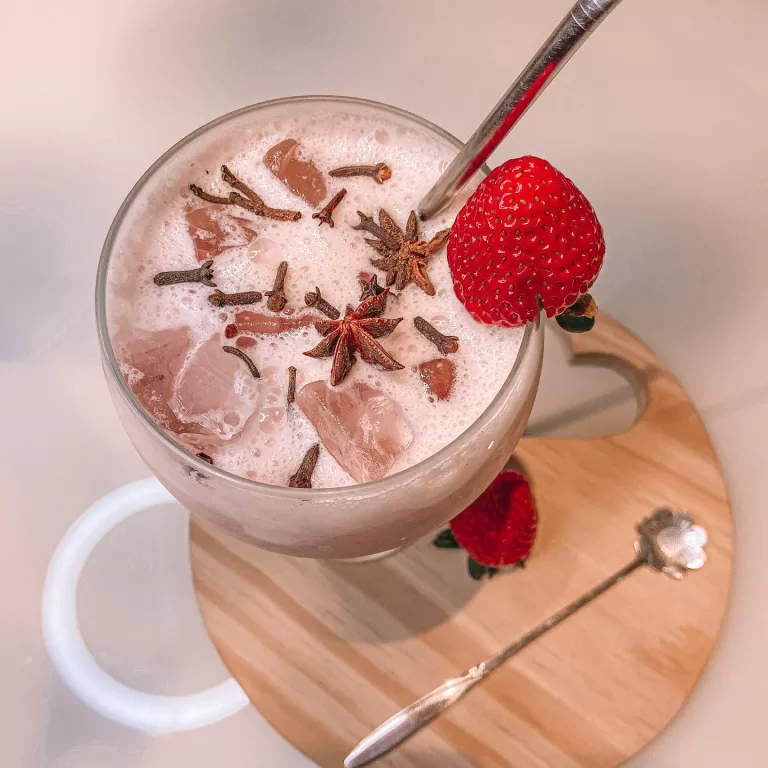 Receita de Coquetel de morango sem álcool